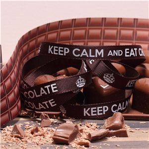 Chocolate Ribbons - Keep Calm Dark
